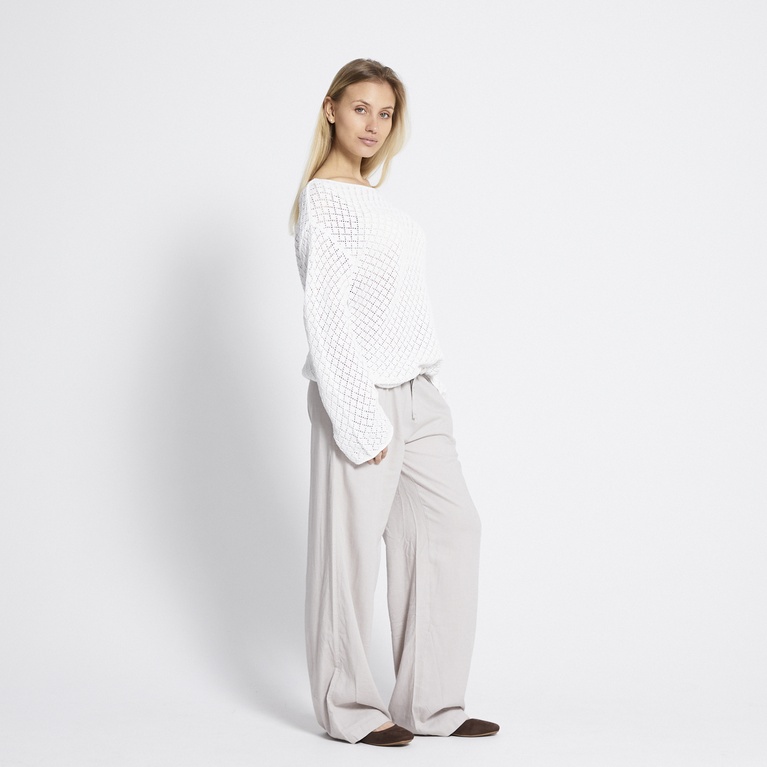 Crochet knit sweater "Villemo"